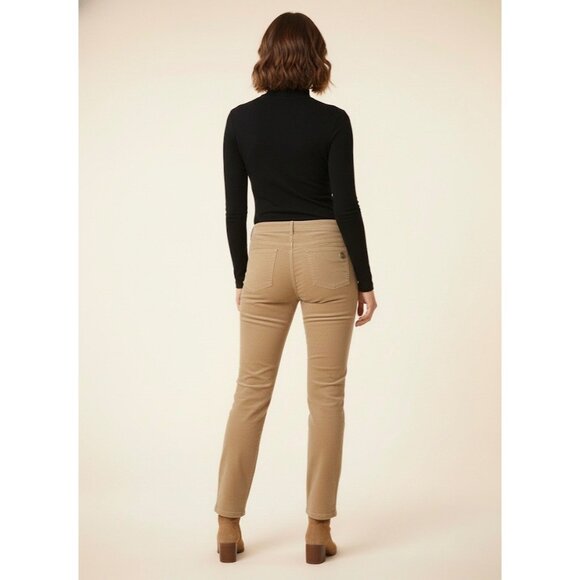 Michael Kors Tan Corduroy Pants | Quiet Luxury Academia Preppy Classic Casual 12 - Picture 5 of 14